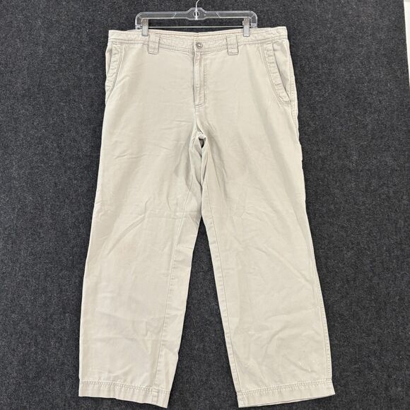 Columbia ROC Pants Men's 40x30 Khaki Omni-Shield Cargo Outdoor Hiking Pockets - Picture 1 of 13